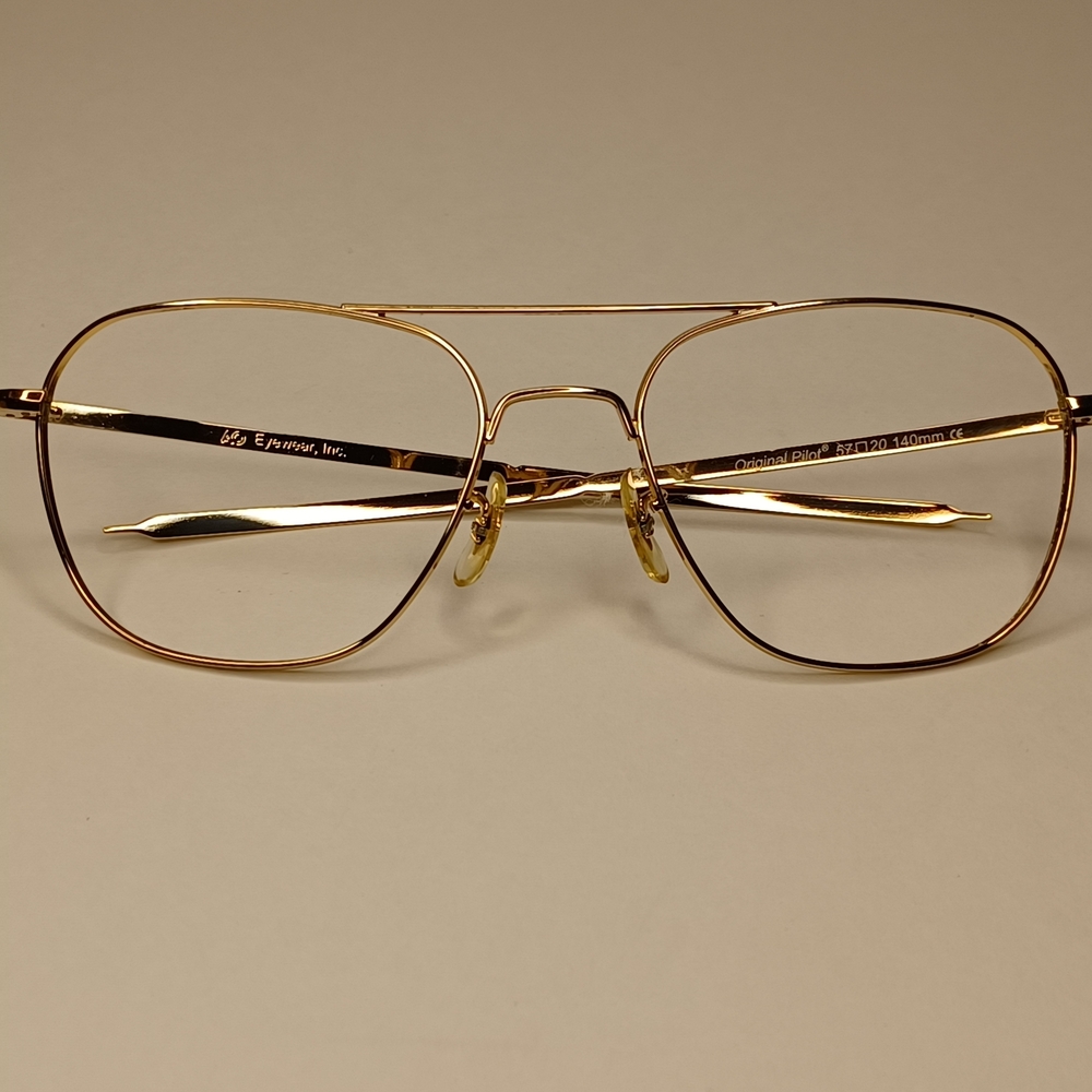 American Optical Original Pilot Gold Plated Frames